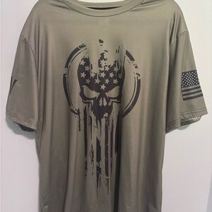 Men's Graphic T-Shirt in Olive Green